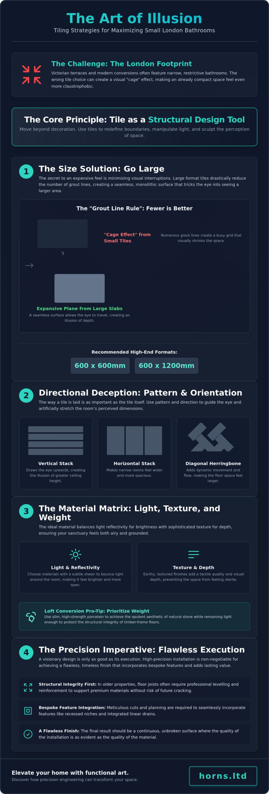 Bathroom Tiling Ideas for Small London Bathrooms: 2026 Design Guide - Infographic