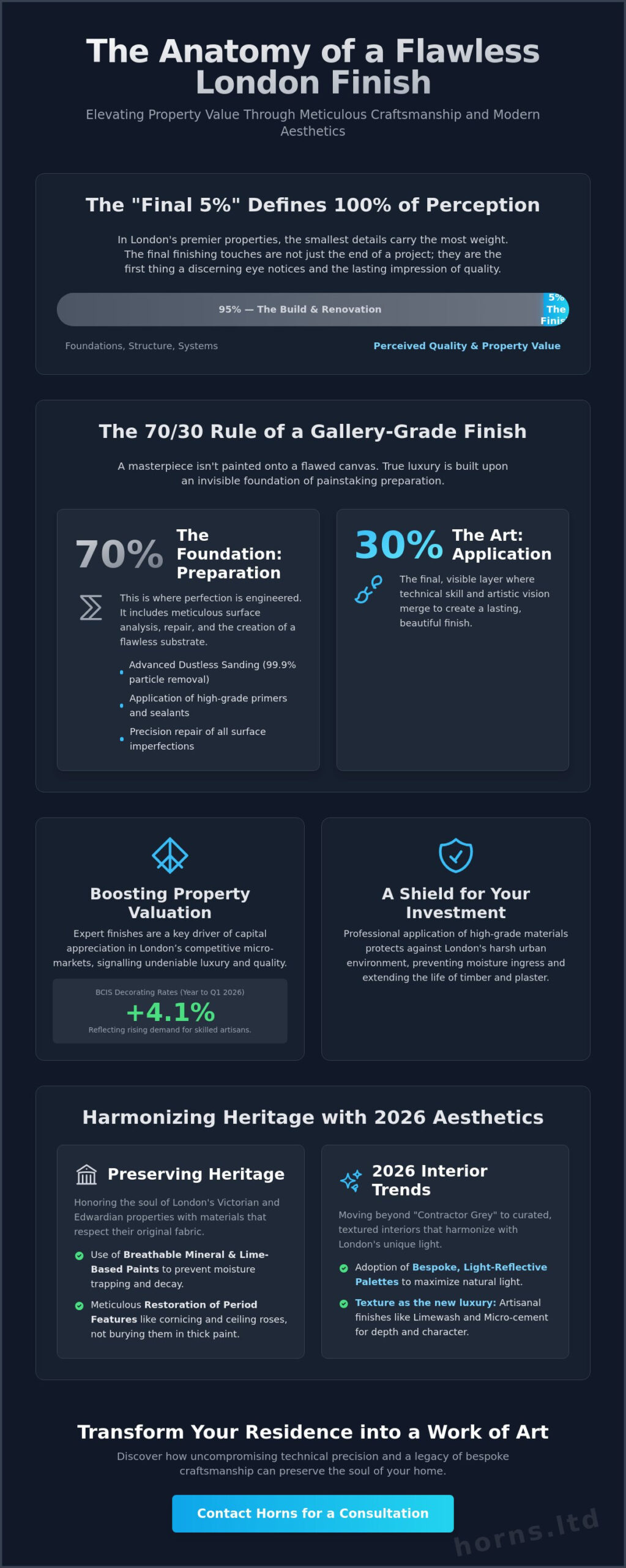 Painting and Decorating Services in London: The 2026 Guide to Premium Finishes - Infographic